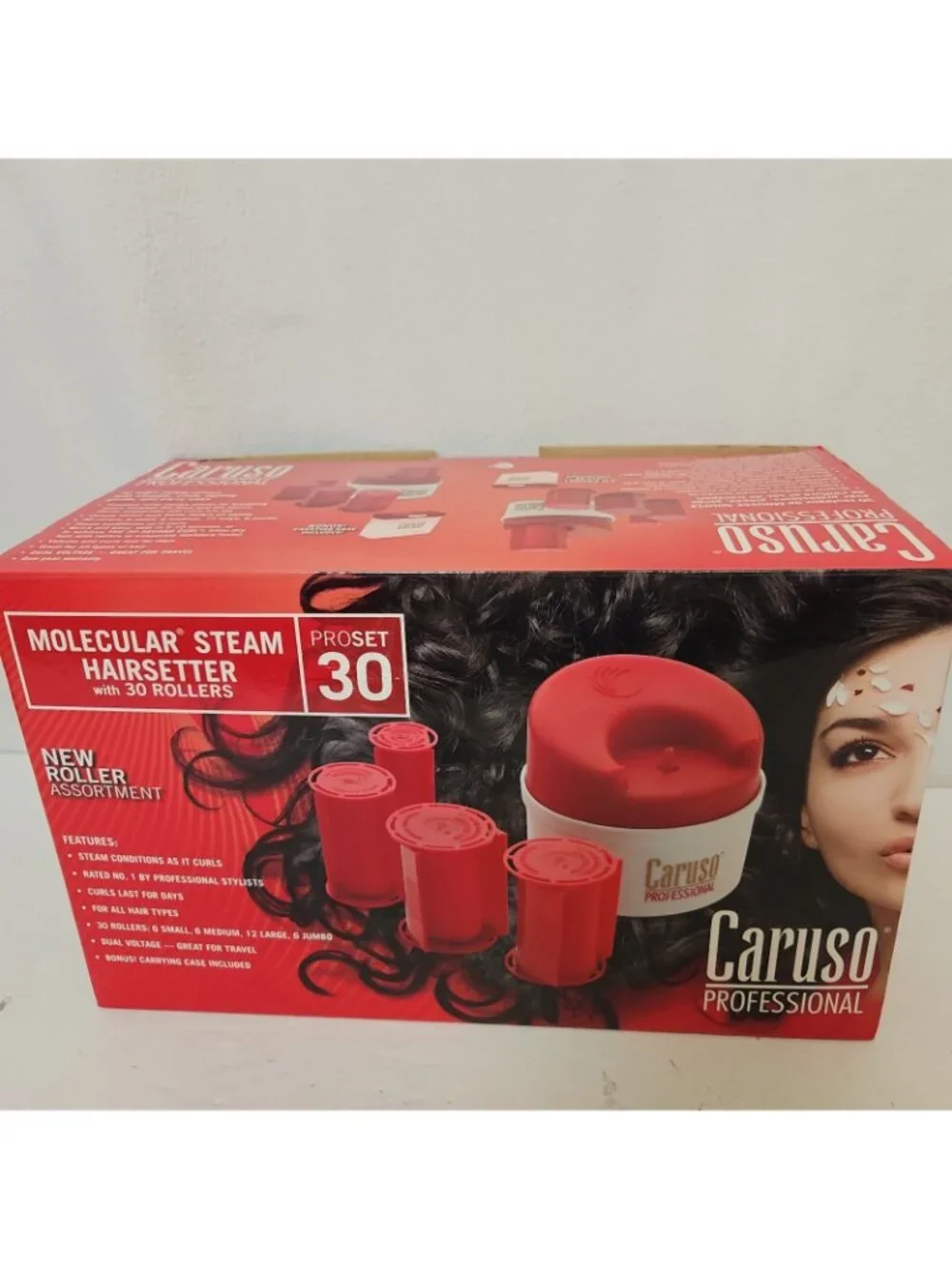 Caruso Professional Molecular Steam Hairsetter 30 Hair Rollers Works 561030